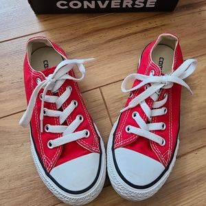 Converse Red Kid's Shoe Size 12